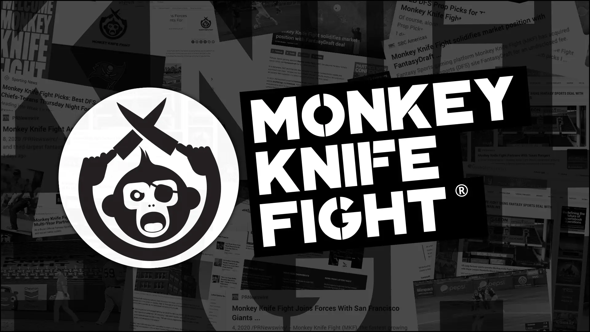 Monkey Knife Fight brand identity by Zane Michael Cooper, a San Francisco design studio