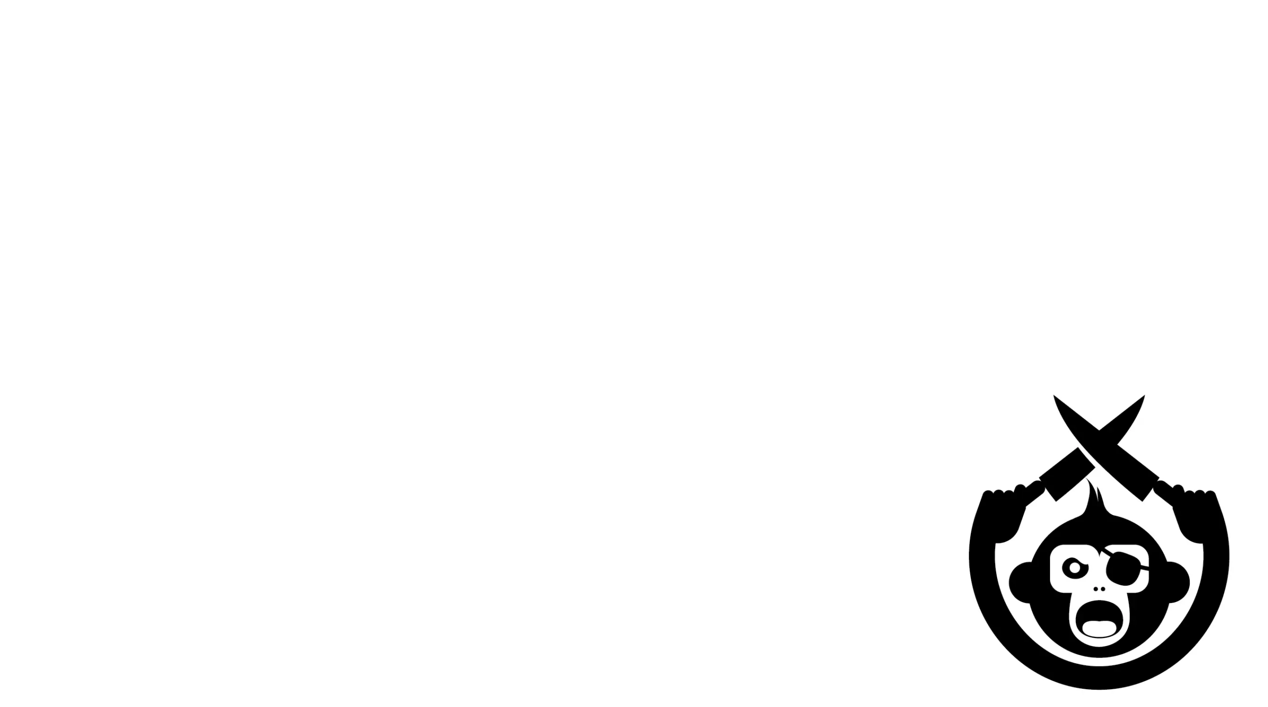 Monkey Knife Fight brand identity by Zane Michael Cooper, a San Francisco design studio